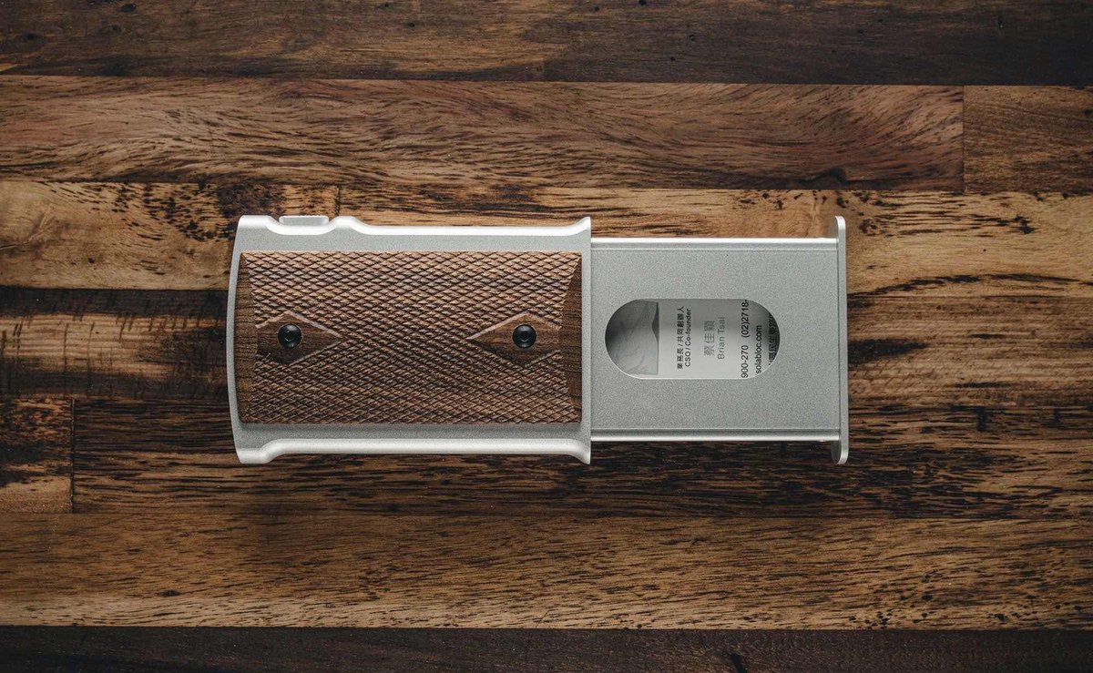 Card Holder M1911; SILVER