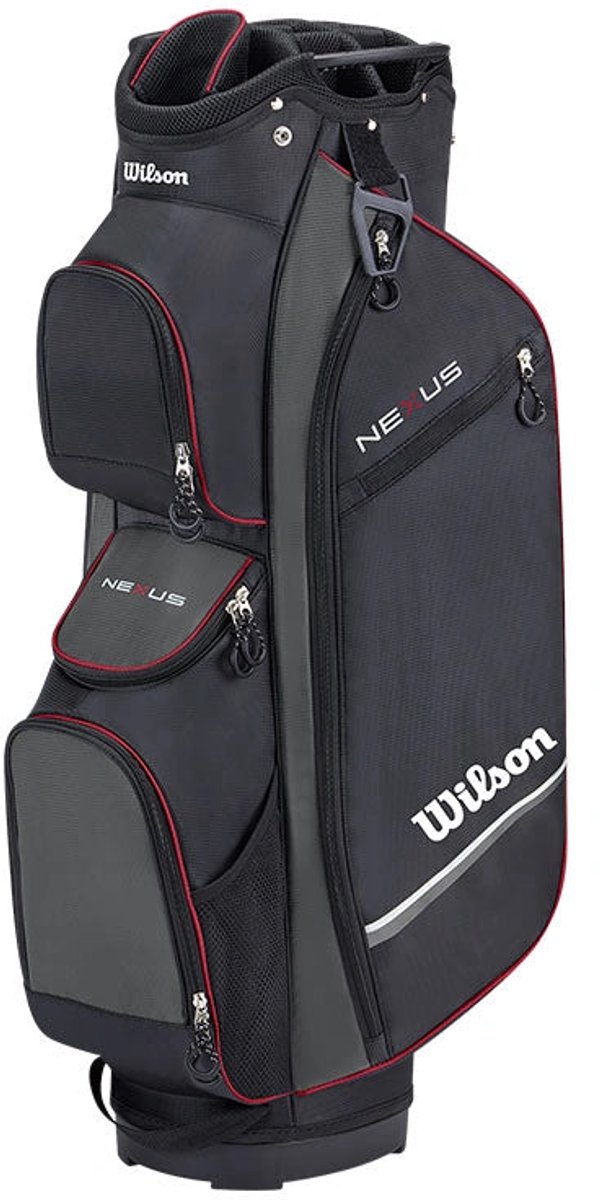 Wilson Nexus cart bag zwart grijs rood van Wilson — afbeelding 4