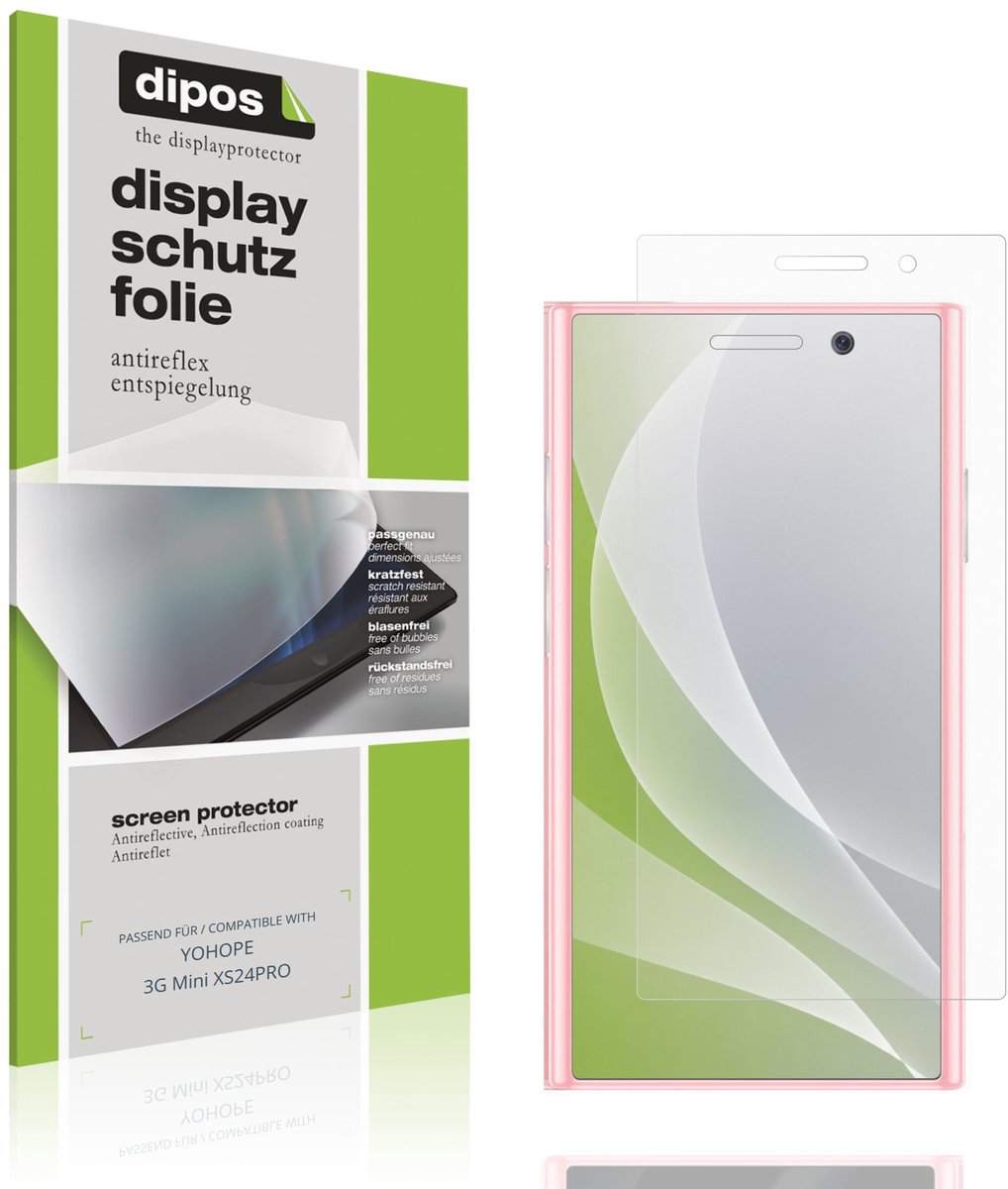 dipos – 4x Matte Beschermfolie geschikt voor YOHOPE 3G Mini XS24PRO | Krasbestendige & antireflecterende Screenprotector Ultra-Thin