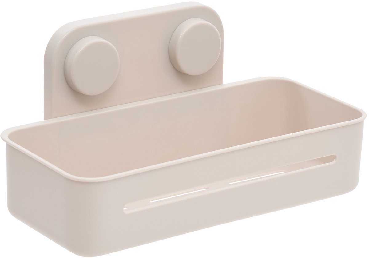 5Five Easybath Badkamerrekje - Doucherekje - Hangend - 28x14x14cm - Beige