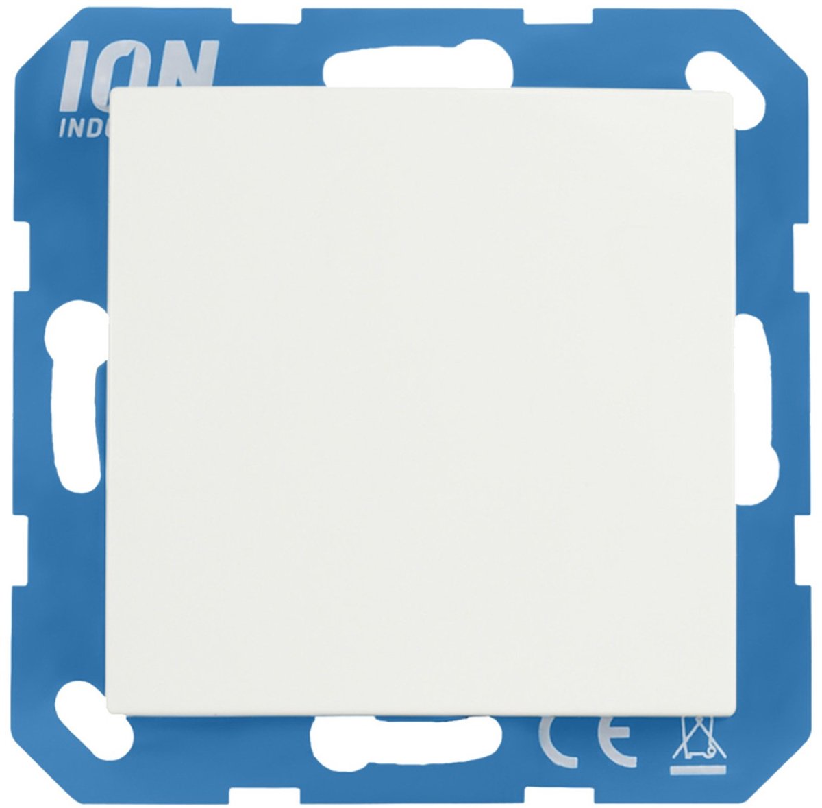 ION industries blindplaat - E1 alpin wit glanzend (21.302.014)