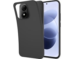 Just in Case hoesje geschikt voor Xiaomi Redmi Note 17 (4G / 5G) Hoesje Siliconen - Flexibele Case - Zwart
