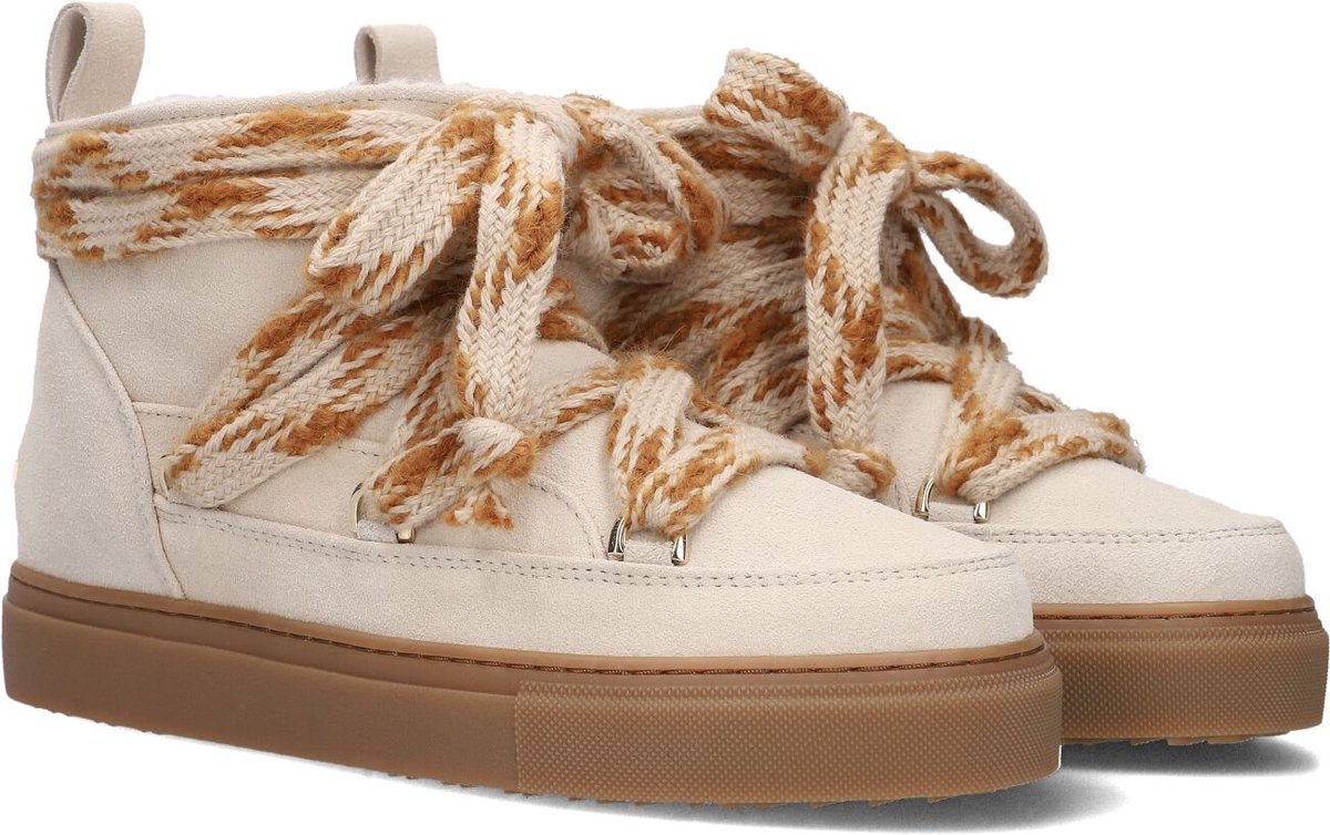 Inuikii Knot Laarzen - Suède - Dames - Ecru - Maat 40