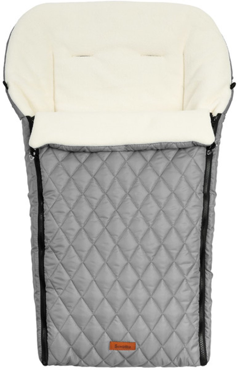 Sensillo gewatteerde voetenzak fleece 95x40 cm - Kinderwagenzak