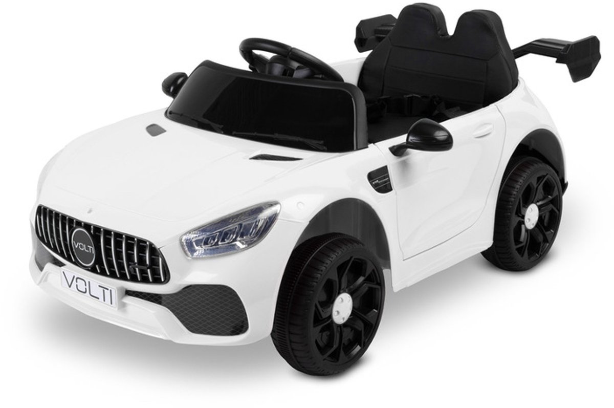 TOYZ VOLTI elektrische kinderauto 12V wit - Accuvoertuig