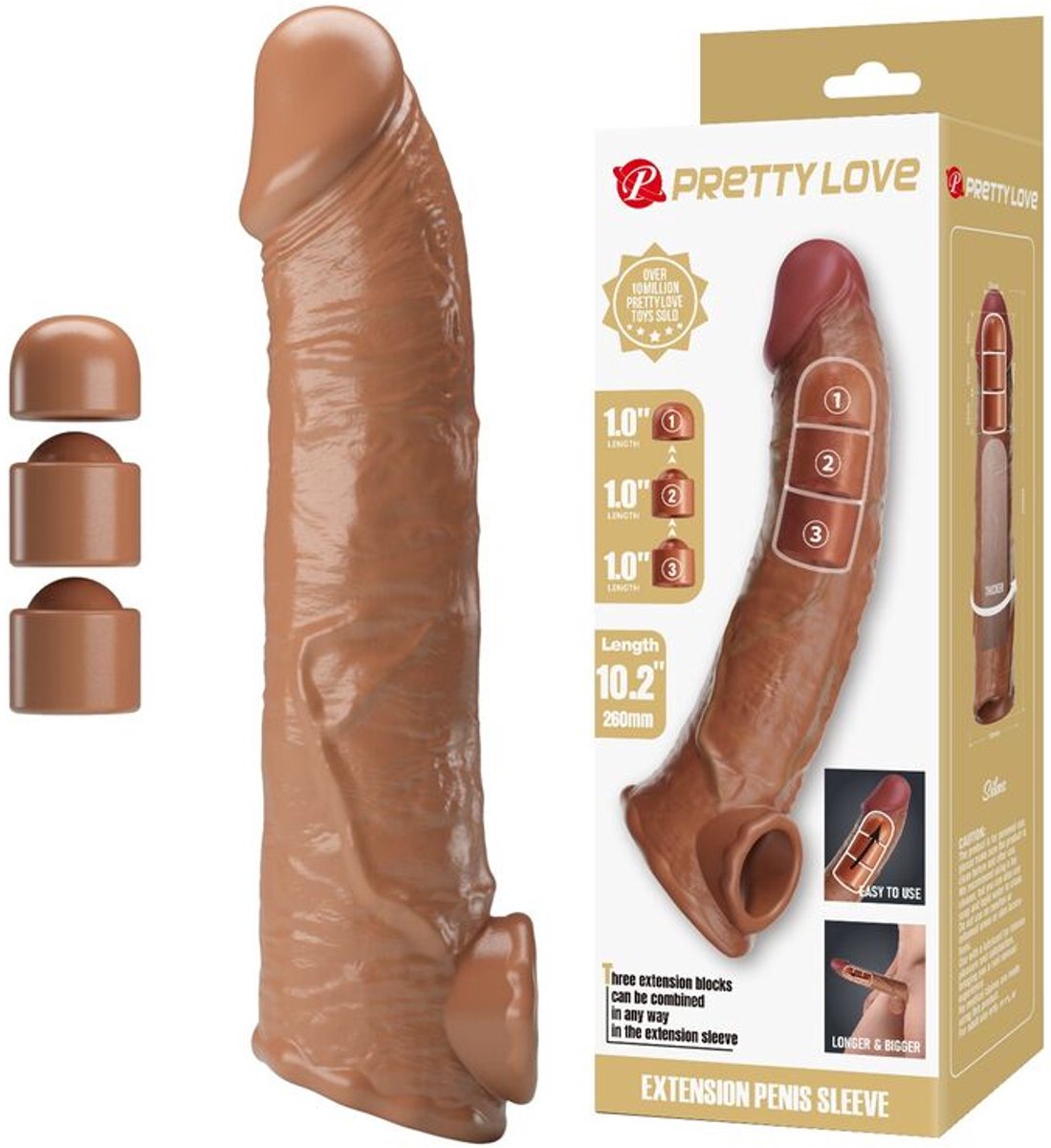 Verstelbare Penis Extensie Sleeve