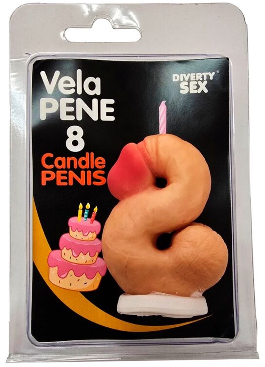 Penis Kaars in de vorm van het getal 8