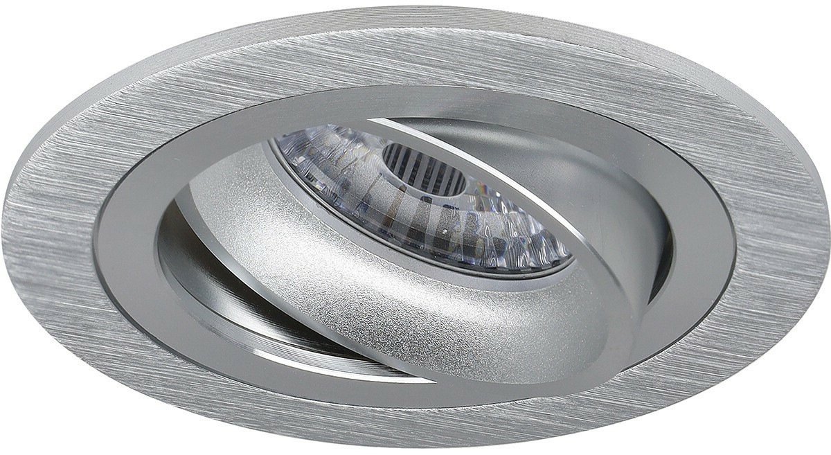 Ondiepe inbouwspot Rufus rond chrome - 4000K - dimbaar - zaagmaat 80mm