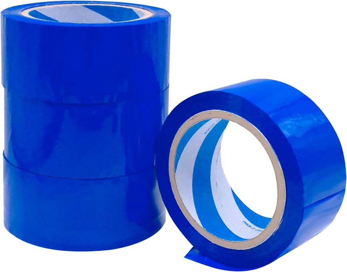 Verpakkingsband 4 rollen, 48mm x 50m Sterk pakkettape voor kartonnen dozen, Ideaal voor verhuizing, opslag & verzending, Waterdicht & scheurvast