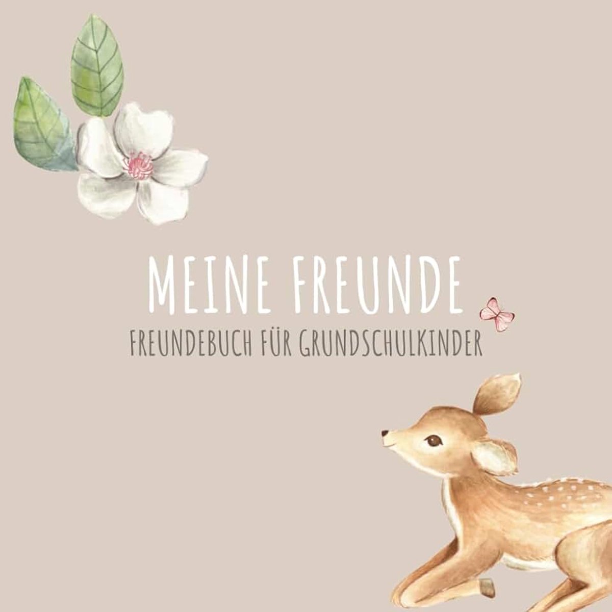 Meine Freunde 'Feenwald Edition' – Freundebuch für die Grundschule: Zauberhaftes Freundebuch für Kinder ab 6 Jahren – mit Platz für 20 Freunde, kreative Fragen & bunte Eintrageseiten im