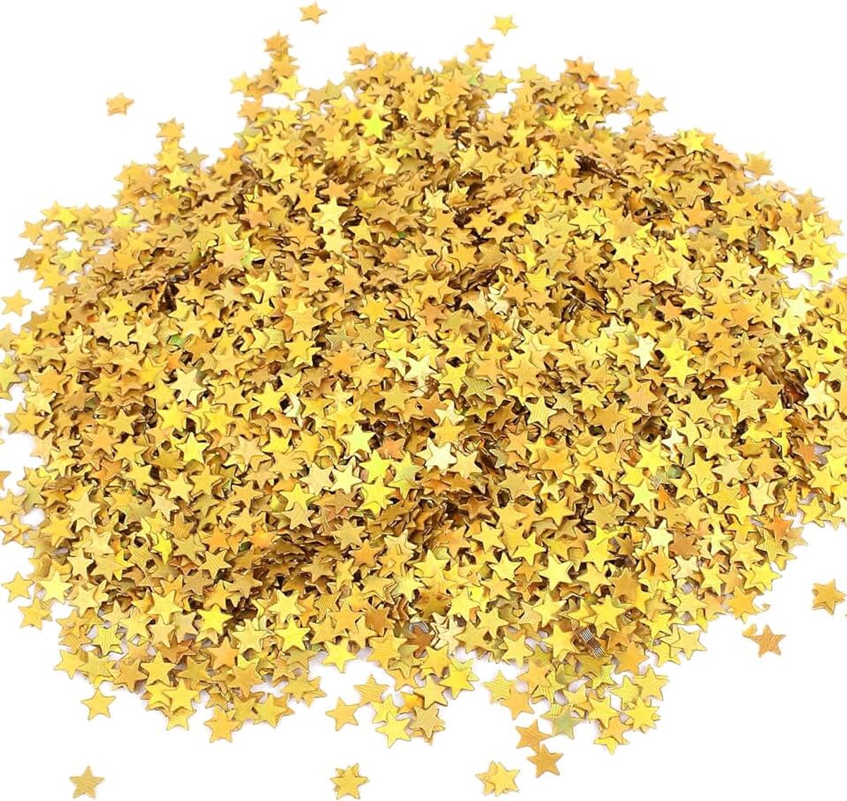 60 g sterconfetti goud, sterren glitter pailletten ster tafel confetti kleine strooidecoratie glinsterende metaalfolie sterren voor bruiloft party decoratie geschenk decoratie handwerk doe-het-zelf