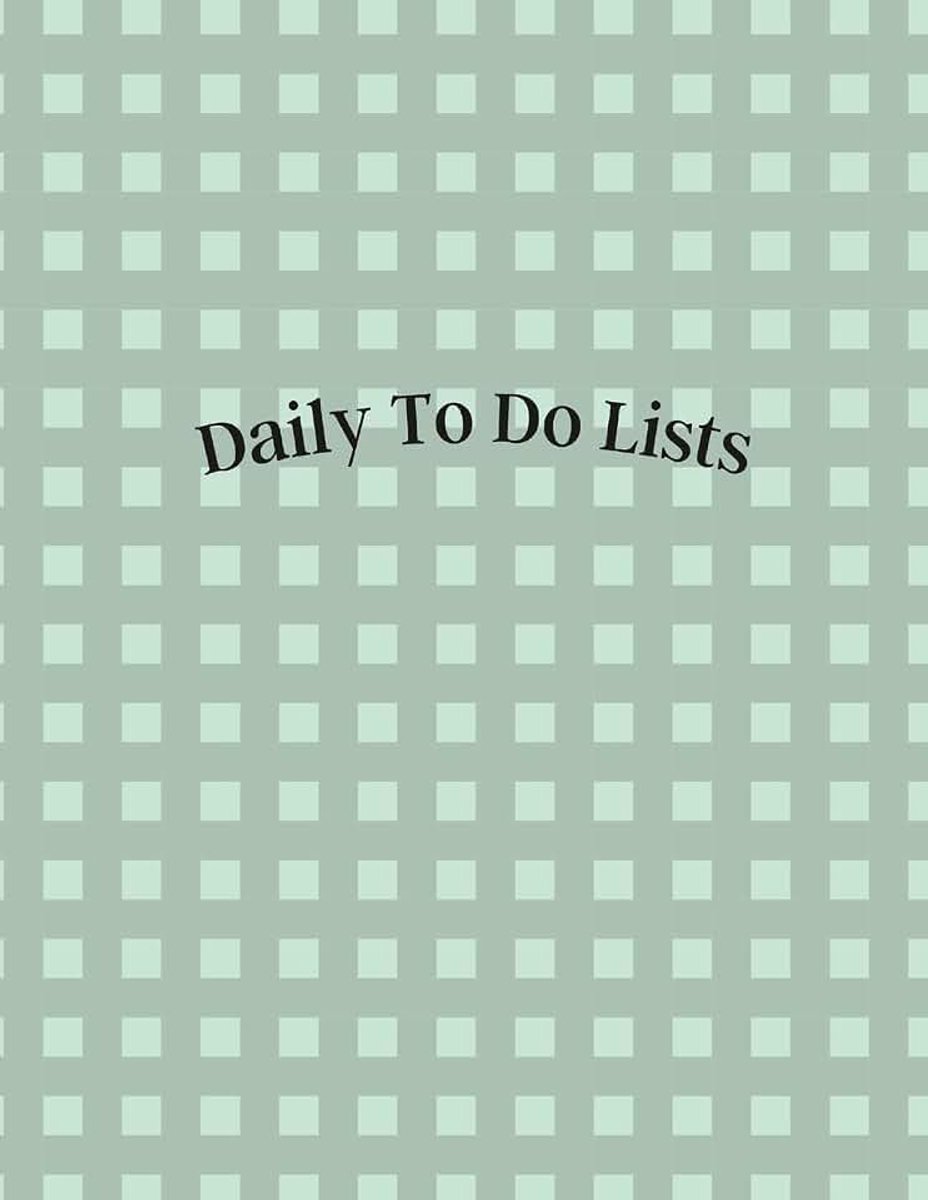 Daily To Do Lists: Starter Book Black
