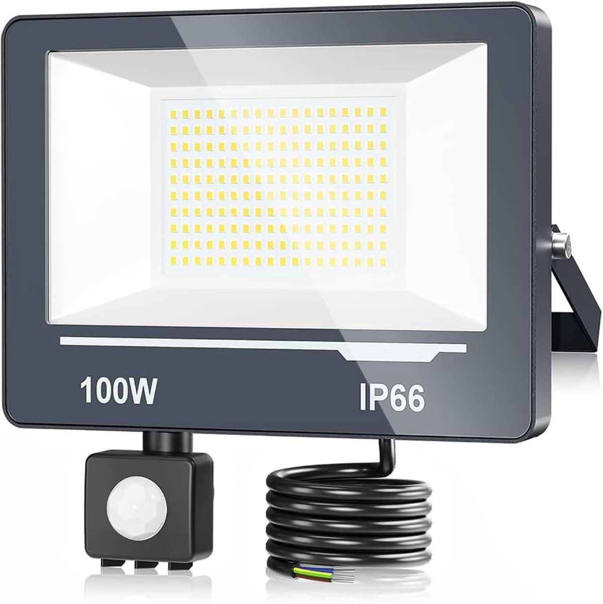 Spot voor buiten met bewegingsmelder 100W 10000LM 6500K IP66 1 stuk