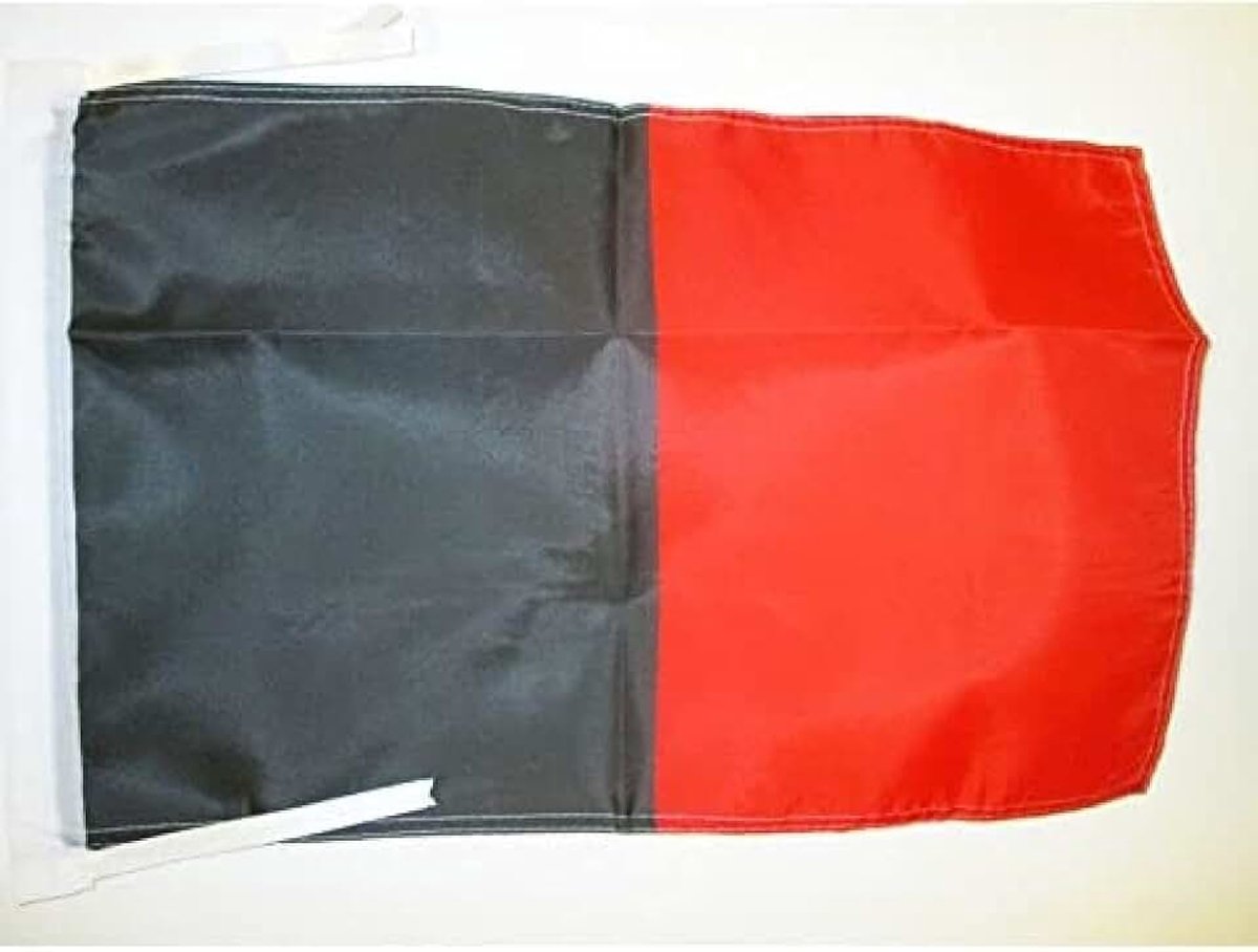 Vallei Vlag 45x30 cm koorden - Italië - Italiaanse regio Valle d'Aosta KLEINE vlaggen 30 x 45 cm - Banner 18x12 in Hoge kwaliteit - AZ FLAG