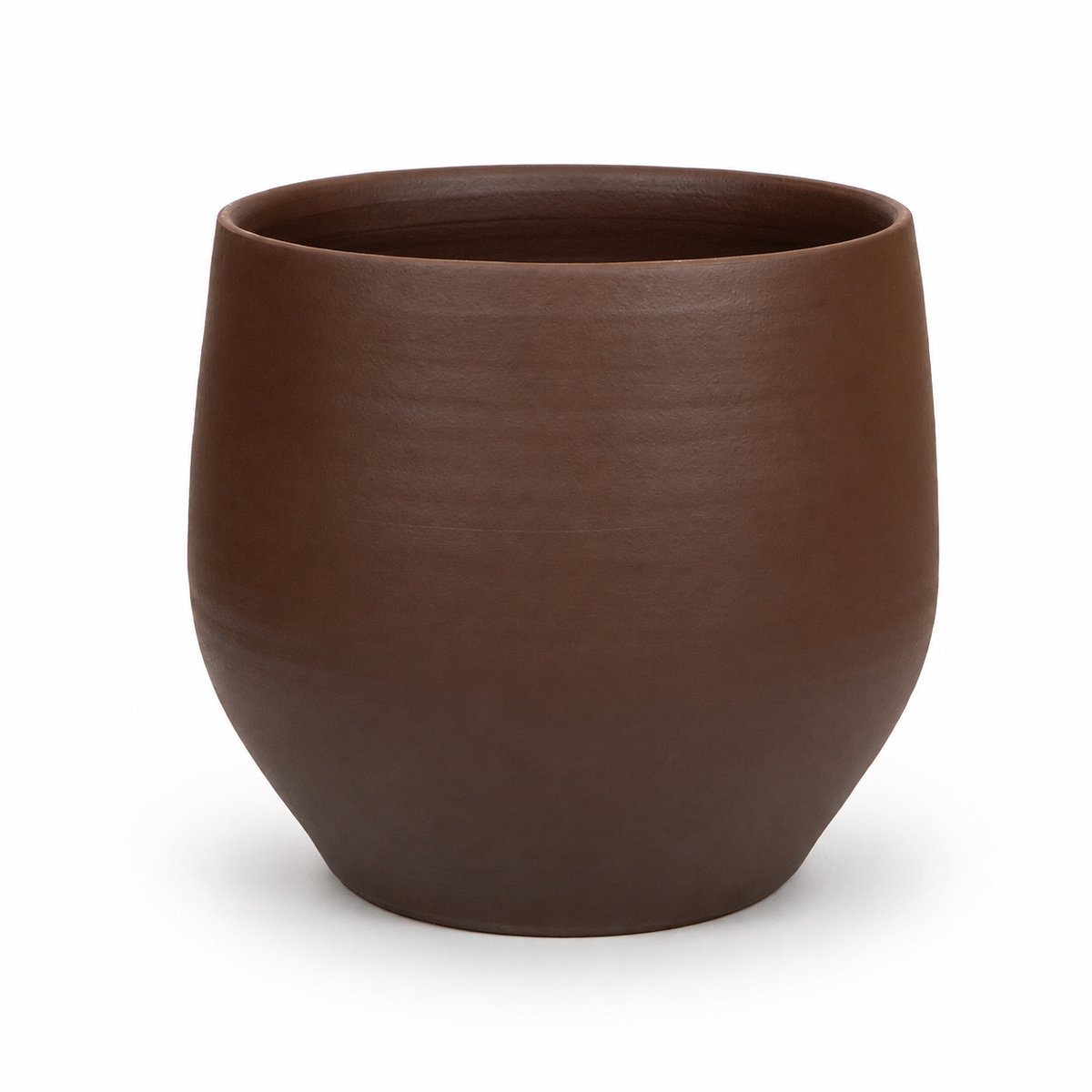 Pot petra d39h35cm choco bruin