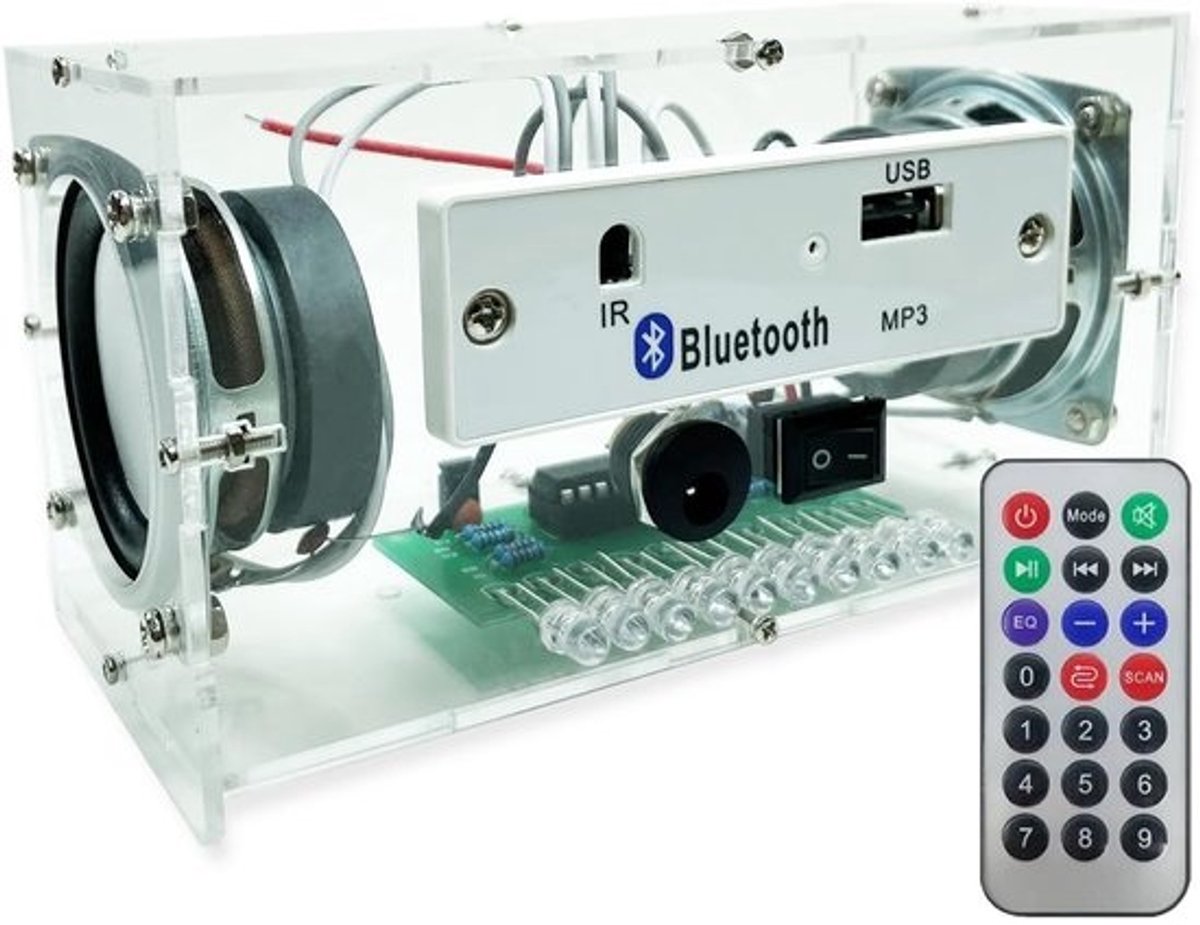 Twee-kanaals Bluetooth luidspreker en mini stereo versterker voor thuisgebruik