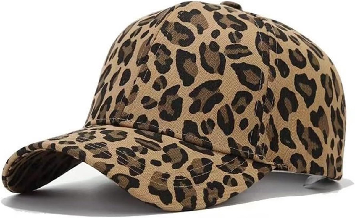 Honkbalpetten voor dames, verstelbaar katoen, petten dames, luipaardprint, modieuze stijl en damesaccessoires voor alle seizoenen