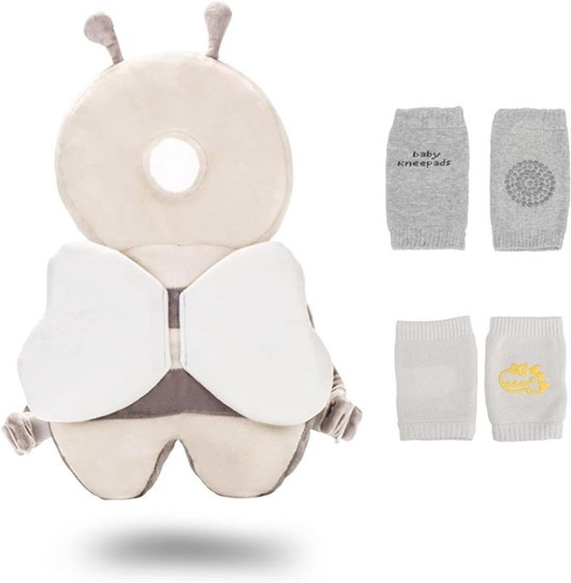 Baby Hoofdbescherming en Knie Pads voor Veilig Kruipen en Lopen