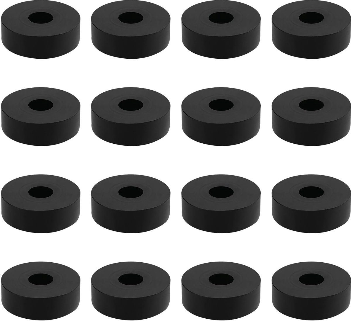 16 stuks rubberen afstandhouders, M10 kunststof afstandshulzen, 30 mm buitendiameter 10 mm, binnendiameter 10 mm, dikte afstandhouders, kunststof voor huis, auto, accessoires, container
