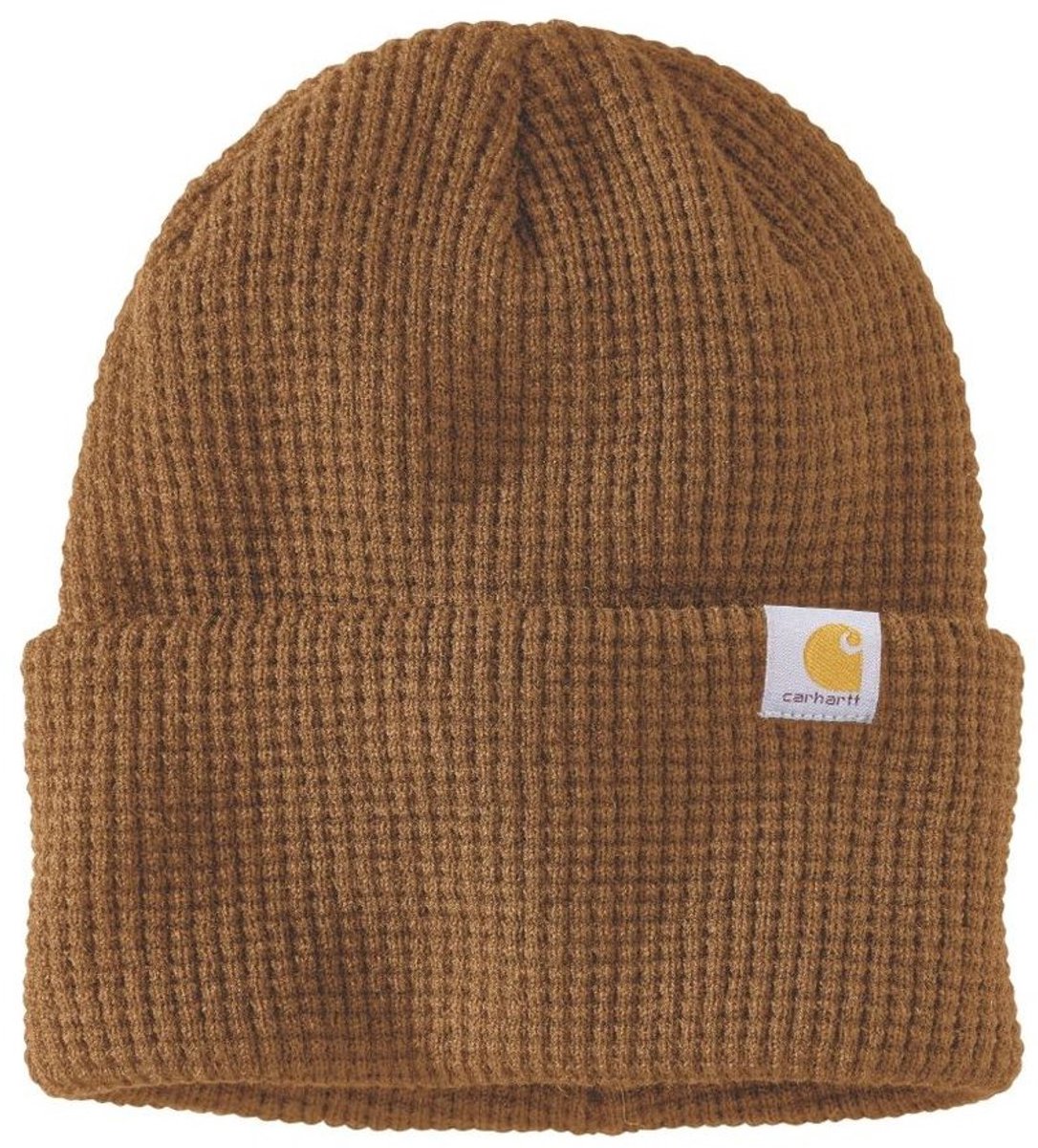 Carhartt Beanie Waffle Cuffed 107187 Bruin
