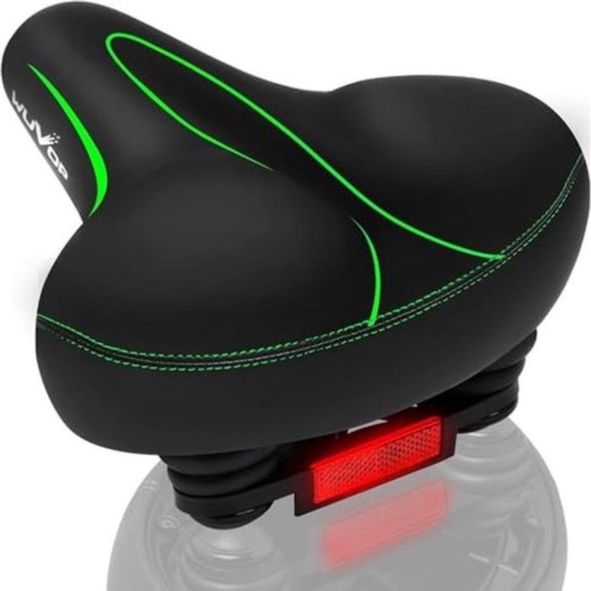 Ergonomisch Fietszitkussen - Schokabsorberend en Ademend, Extra Breed en Comfortabel voor Racefiets en Mountainbike