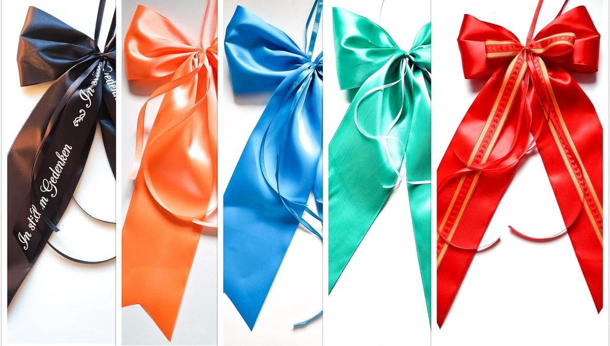 20 x 40 cm grote satijnen dubbele strik zonder knutselen strik verjaardag kerststrik Kerstmis bruiloft dubbele strik satijnen strik