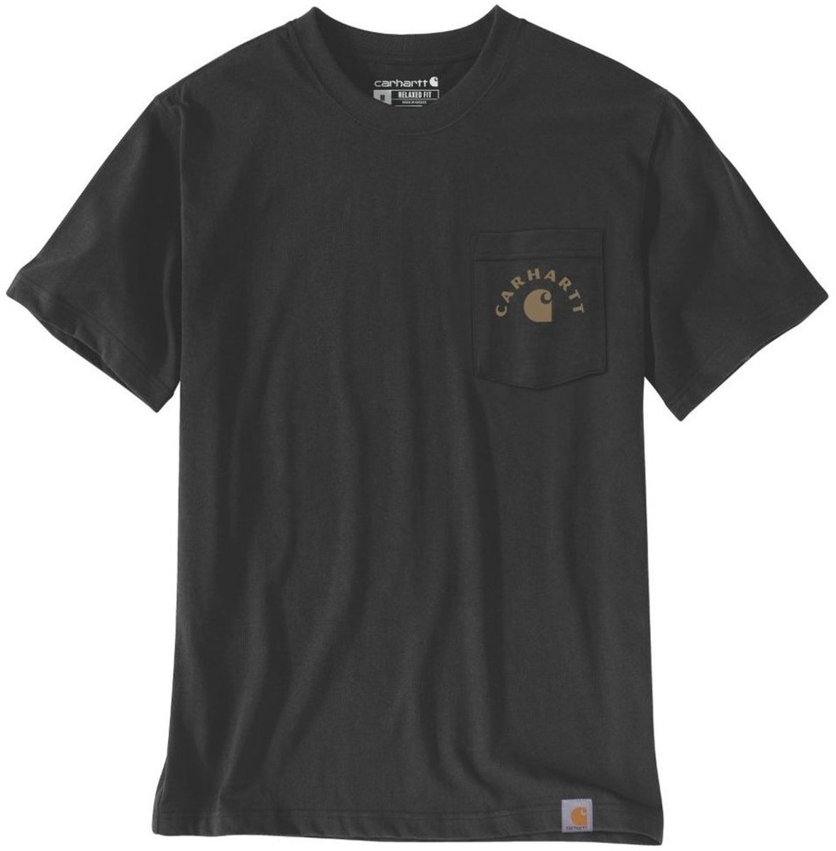Carhartt Irvine Relaxed Work T-shirt 107317 Zwart
