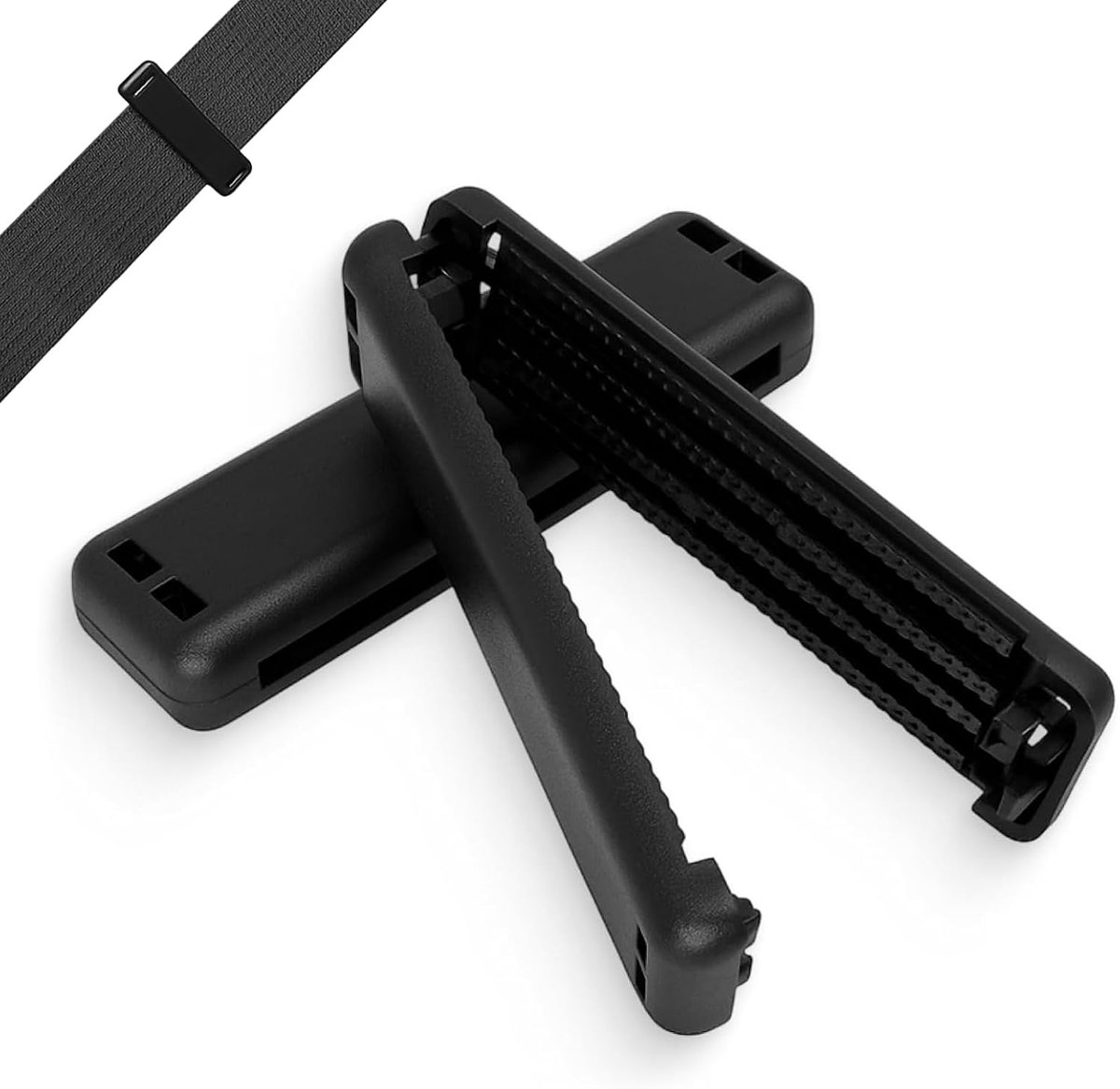 2 stuks veiligheidsgordelclip, universele veiligheidsgordelversteller, comfortabele riemclip voor schouder en nek, gordelhouder auto voor meer rijcomfort, veiligheidsgordelstopper voor auto, SUV en