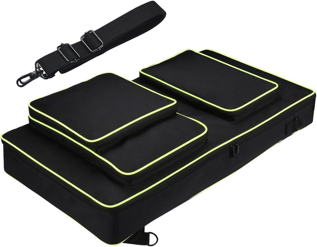 Tassen Koffers voor AlphaTheta DDJ-GRV6,voor Pioneer DJ DDJ-FLX10/DDJ-1000SRT/DDJ-1000,Vervangende Draagbare Reistas met Schouderriem,Hoesje voor Hoofdtelefoon,Kabel,Oplader