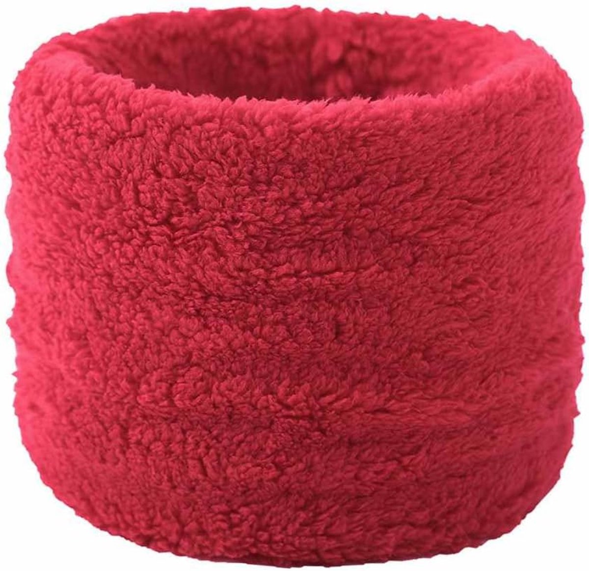 Colsjaal, dikke wintersjaal met fleece, uniseks, nekwarmer, brede gehoorbescherming, halsslang, wollige loopsjaal, ronde sjaal voor mannen en vrouwen in de winter te voorkomen
