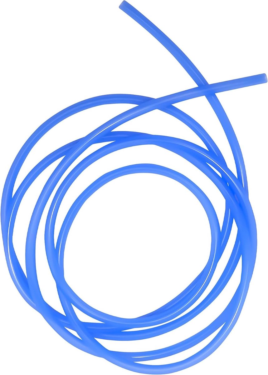 Slang 3 mm ID x 6 mm OD 3 m (9,8FT), flexibele siliconen buis voor waterluchtpomp (blauw)