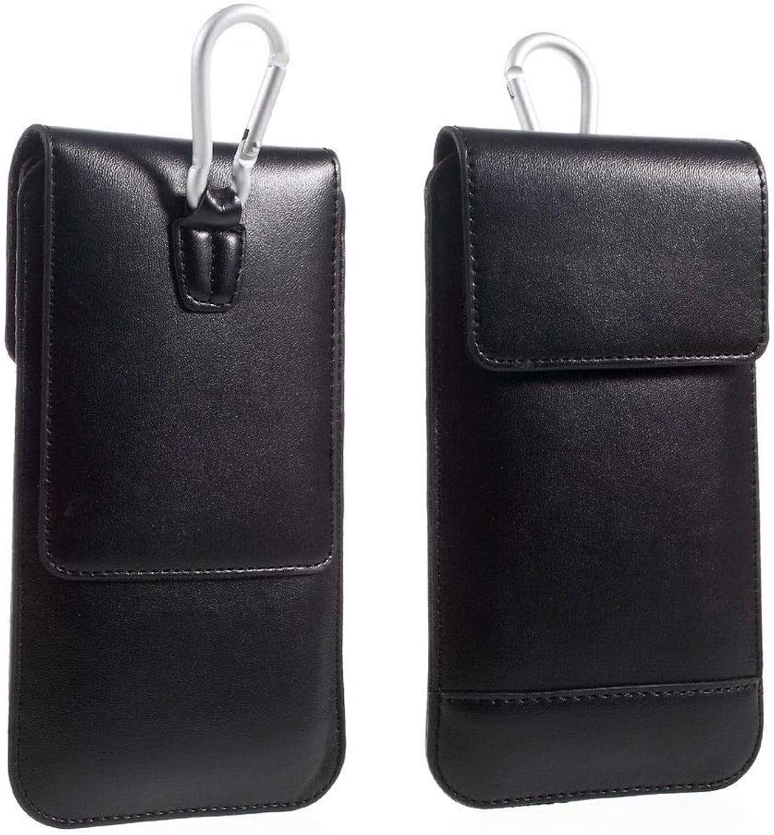 Case Cover Verticaal met dubbele zak voor MEIZU Note 8 - Zwart