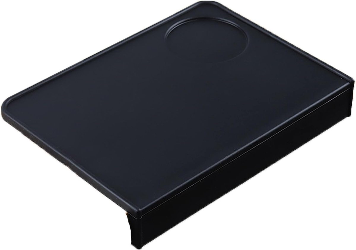 Tamper Mat Koffie, Siliconen Tamping Mat, Koffie Tamp Pad, voor Het Beschermen Van Tafelhoeken in Cafés, Keukens, Enz(Zwart)