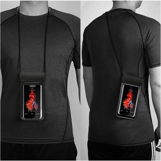 Dompelhoes Strand Zwembad Kajak Duiken Zwemmen Vissen voor Xiaomi Redmi 10 Prime (2022) - Zwart — afbeelding 2