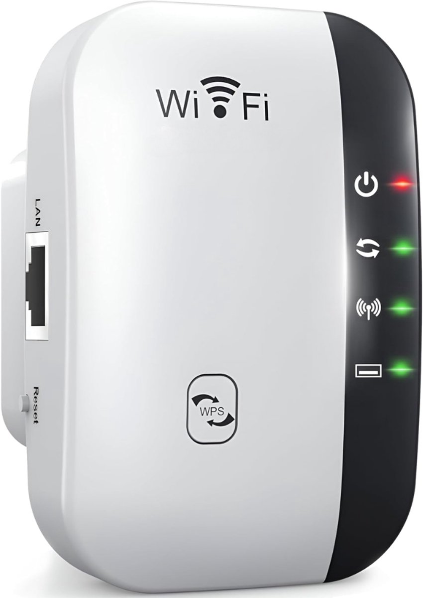 VH Supplies® WiFi Versterker Stopcontact - WiFi Repeater - WiFi Booster - Wit - 300 Mbit/s