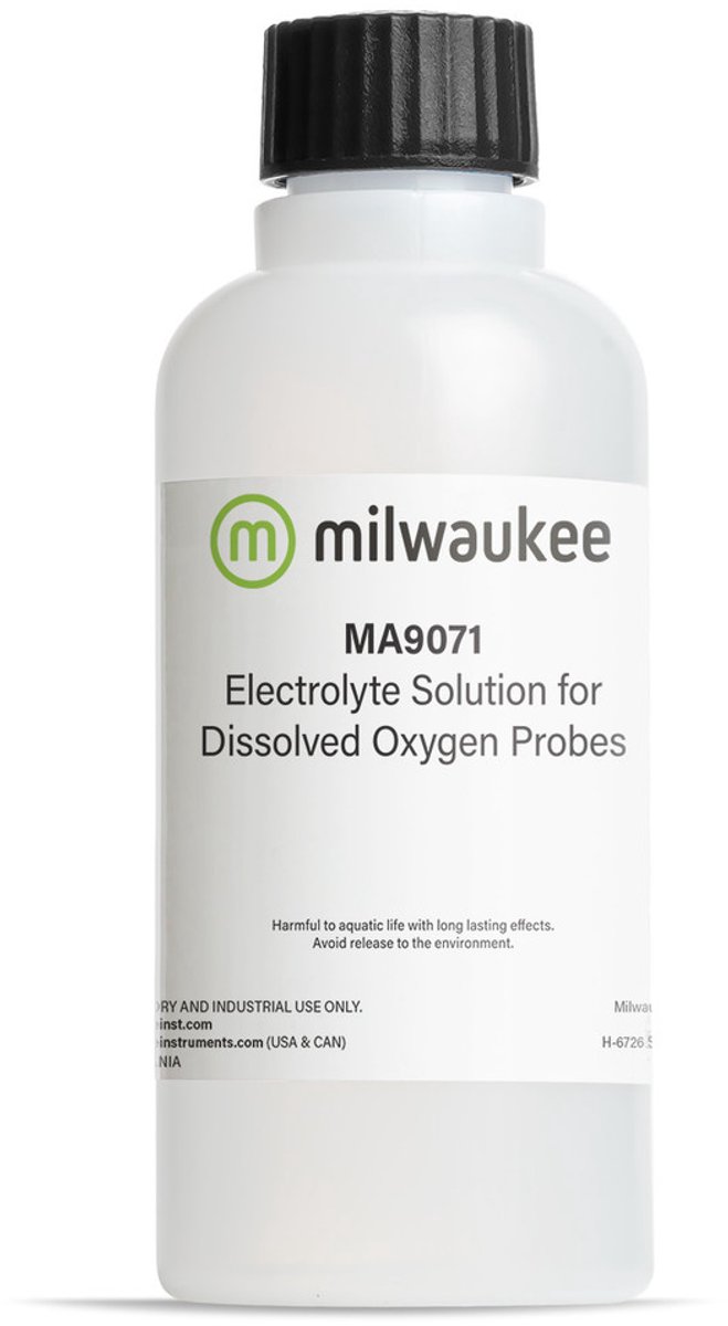 Milwaukee MA9071 zuurstof elektrolyt oplossing