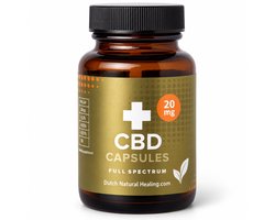 CBD Capsules 60 Stuks - 100% Full Spectrum Hennepextract - Onafhankelijk Getest - CBD Supplementen - 20mg CBD per Capsule