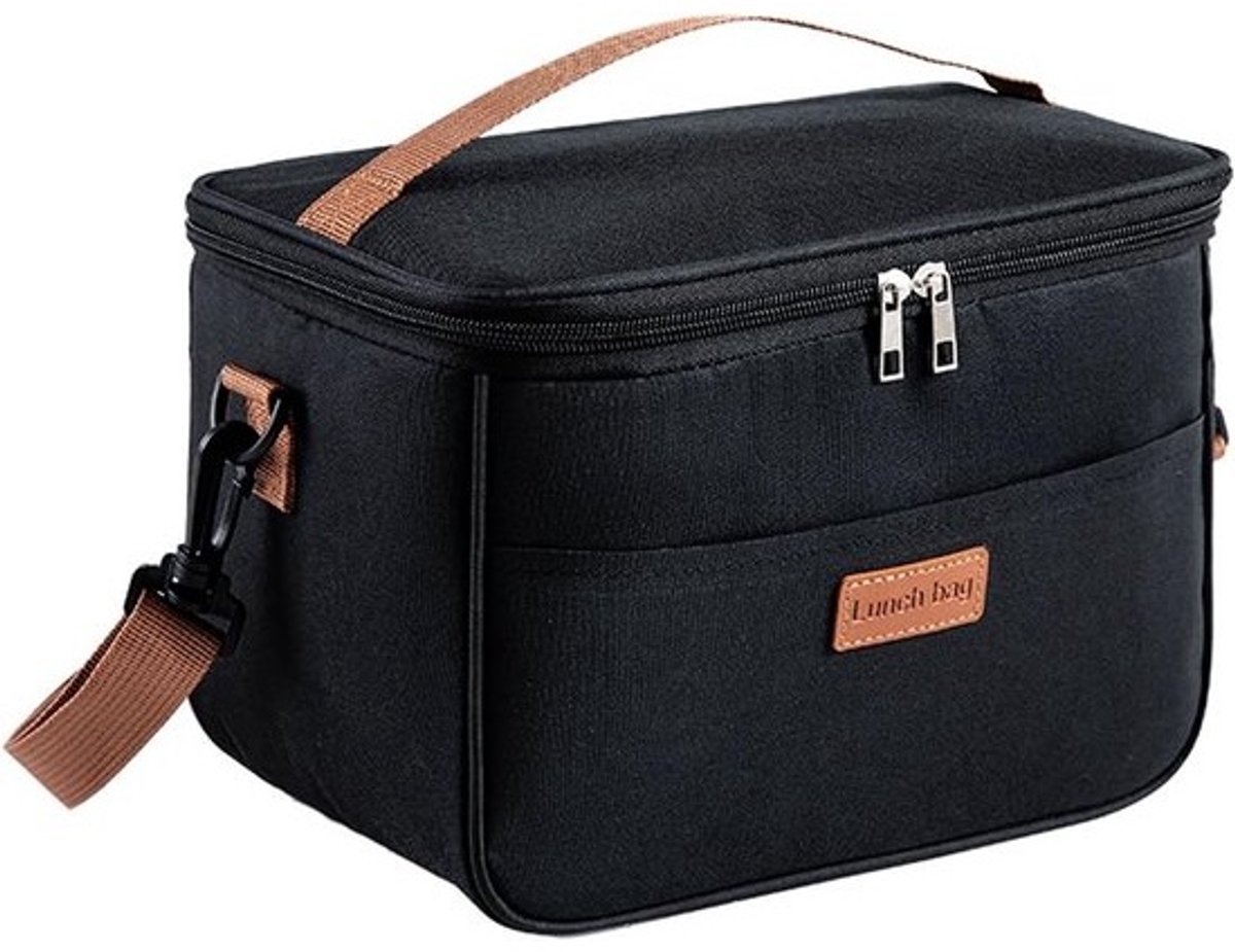 Vouwbare en Herbruikbare Koeltas voor Picknick, Strand en Camping - Waterdicht en Lekvrij, 8 Liter, Zwart