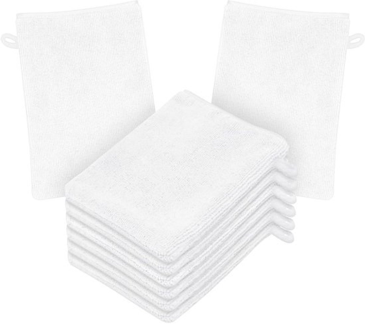 Set van 8 Zachte Microvezel Wasdoeken en Douchehandschoenen - Herbruikbare Make-up Remover - Ideaal voor Gezichtsreiniging en SPA Gebruik