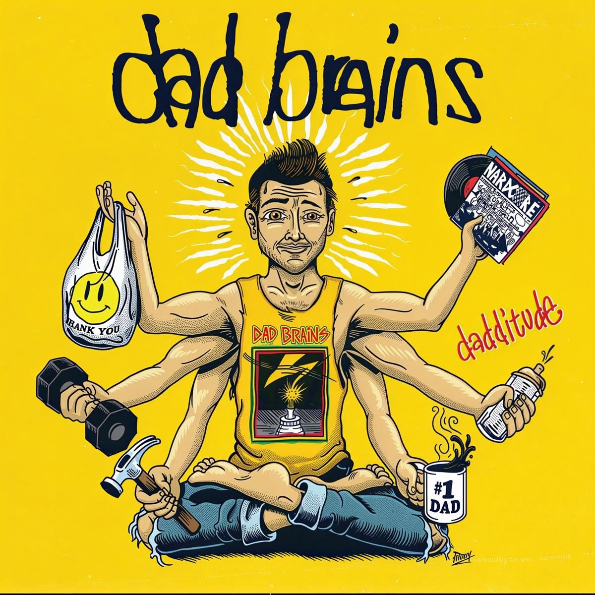 Dad Brains - Dadditude (7" Single)