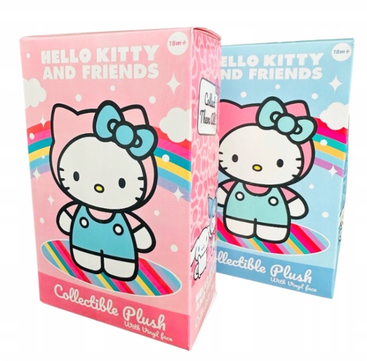 Hello Kitty and Friends - Collectible pluche surprise box - with vinyl face - 2 x verrassing