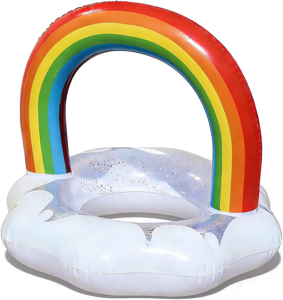 Zwemband voor volwassenen, opblaasbare zwemring, regenboogzwemring voor zomer water zwembad ring (90 cm)
