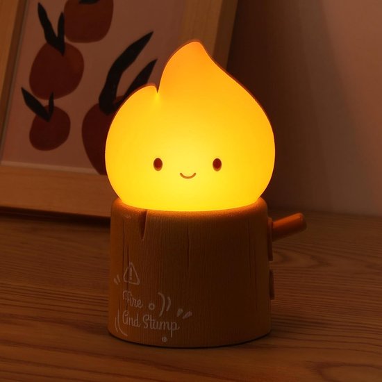 Oplaadbare Retro Olielamp Nachtlamp - Groene Flikkerende Vlam, Dimbare LED, Automatische Timer, Veilig voor Kinderen, Vintage Sfeerlicht en Decoratie — afbeelding 5