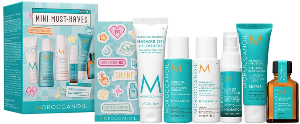 Moroccanoil Mini Must-Haves Deluxe – 6-Delige Haar & Body Verzorgingsset