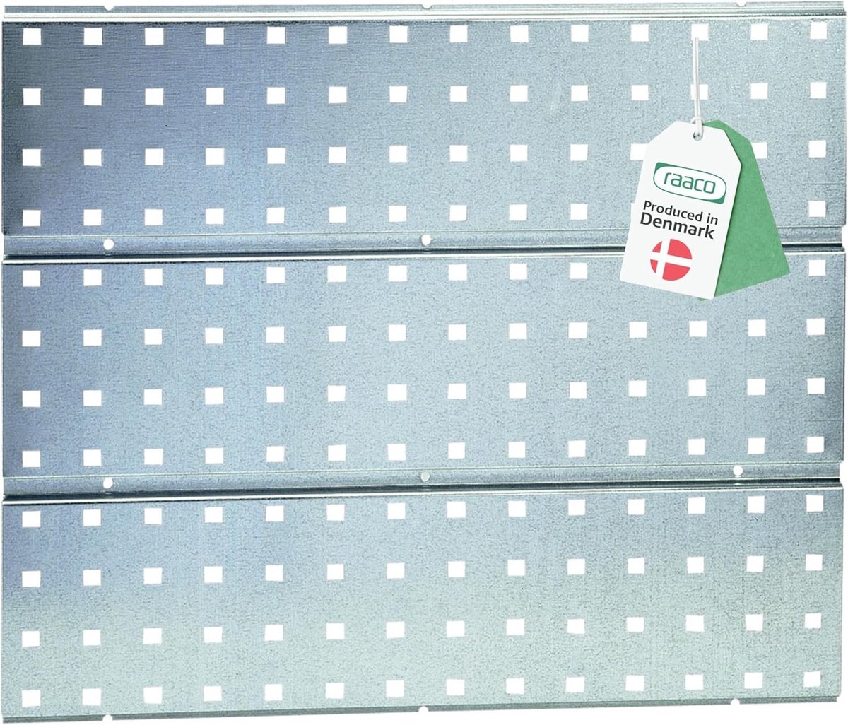 Gereedschapsbord - Verzinkt staal - 110 x 52 x 44 cm - Met Superclip Systeem - Voor werkplaats en garage