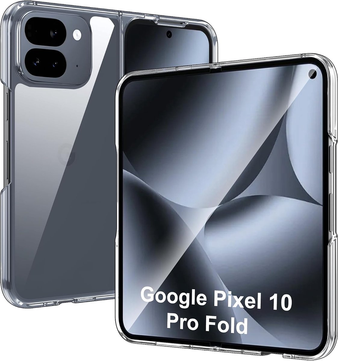 Hoes voor Google Pixel 10 Pro Fold Beschermhoes Transparant Case Harde PC Krasbestendige Schokbestendige Beschermhoes voor Google Pixel 10 Pro Fold Protection