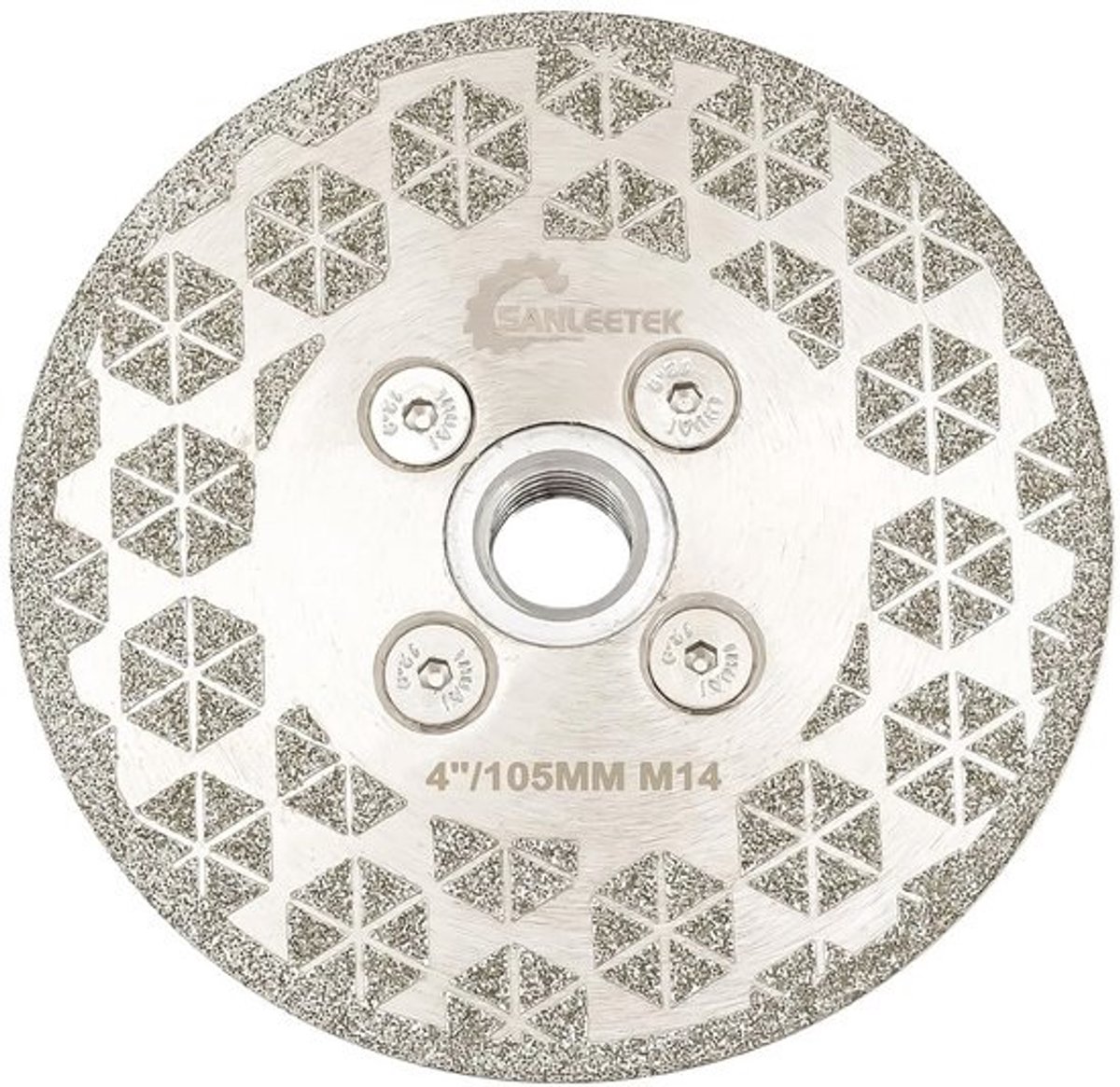 Diamant Doorslijpschijf 105 mm voor Graniet, Marmer en Tegels - M14 Schroefdraad