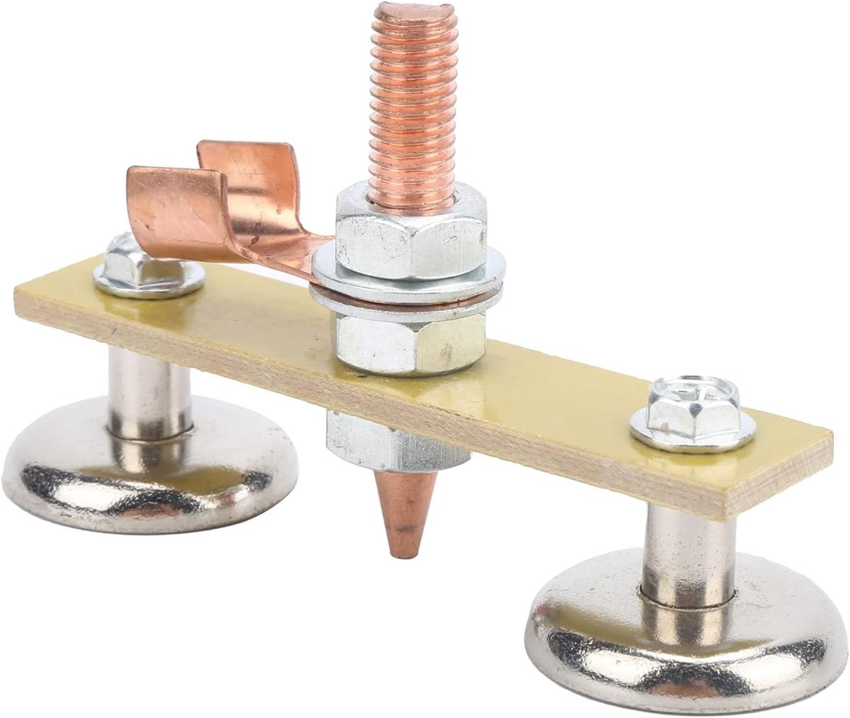 Lasmagneetkop, ijzer, isolatieplaat, dubbele basisaansluiting, spotter-gereedschap, 4 mm