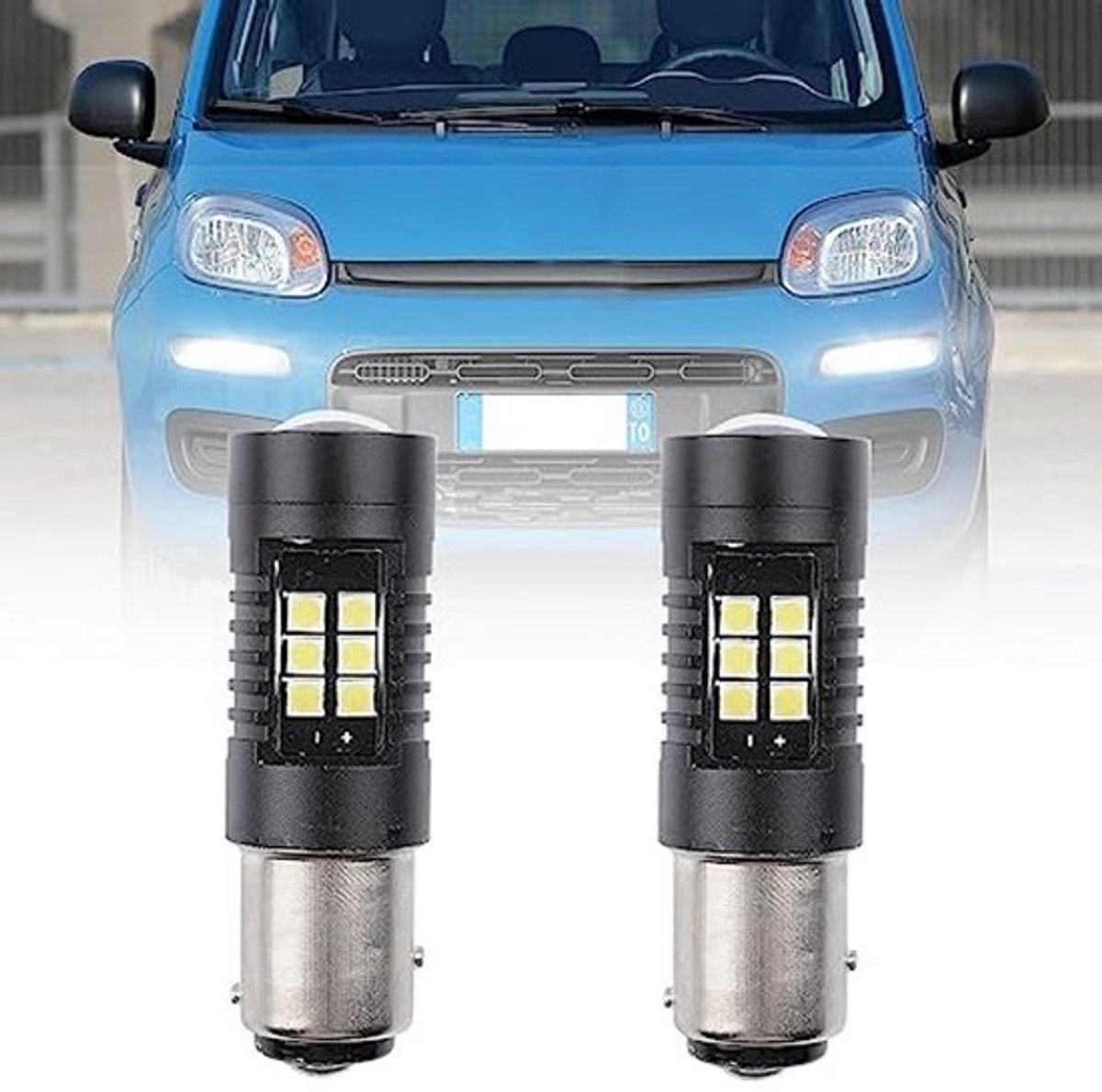 LED Dagrijverlichting voor Fiat Panda 2012-2022 - 21 LED P21W