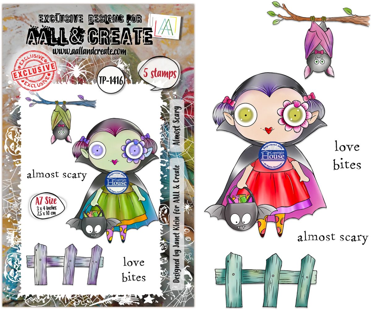 Aall & Create clearstamps A7 - Almost scary